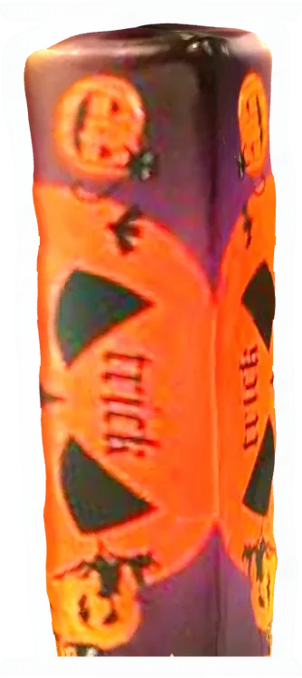 Grinning Jack butter squishy, sealed in its wrapper